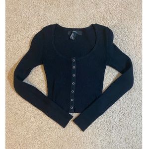 3 for $10 Forever 21 Black Crop Top